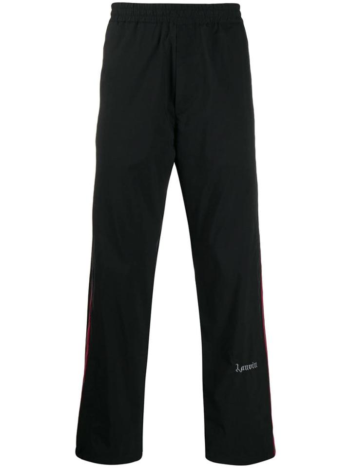 Lanvin Striped Track Pants - Black