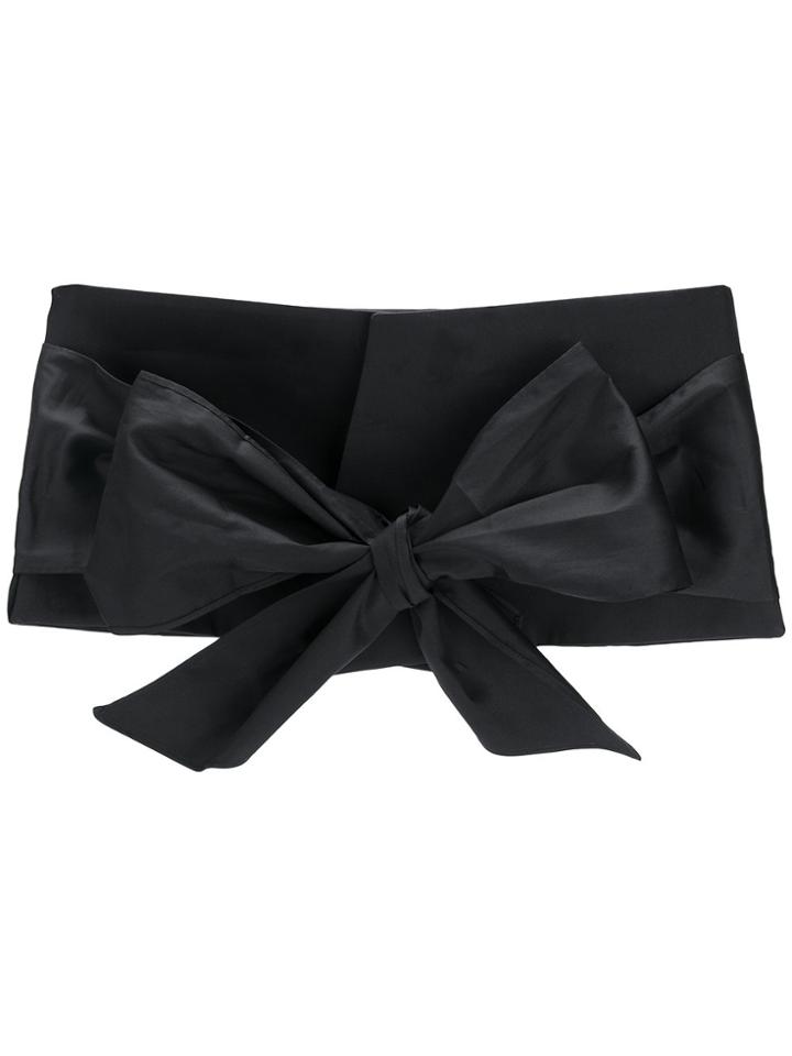 Jil Sander Navy Obi Style Belt - Black