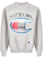 Supreme Champion X Supreme Sweatshirt - Grey