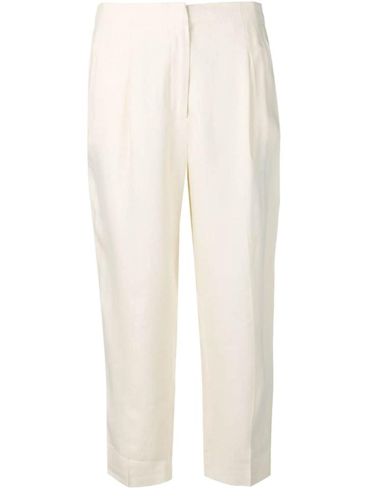 Michael Michael Kors Relaxed Cropped Trousers - Neutrals