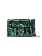 Gucci Dionysus Super Mini Snakeskin Bag - Green