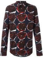 Ps By Paul Smith Rose Print Shirt