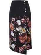 Ginger & Smart Liaison Skirt, Women's, Size: 6, Black, Silk/spandex/elastane/viscose