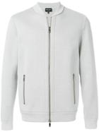 Giorgio Armani Slim Fit Bomber Jacket - Grey