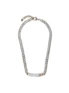 Mm6 Maison Margiela Painted Chain Necklace - Metallic