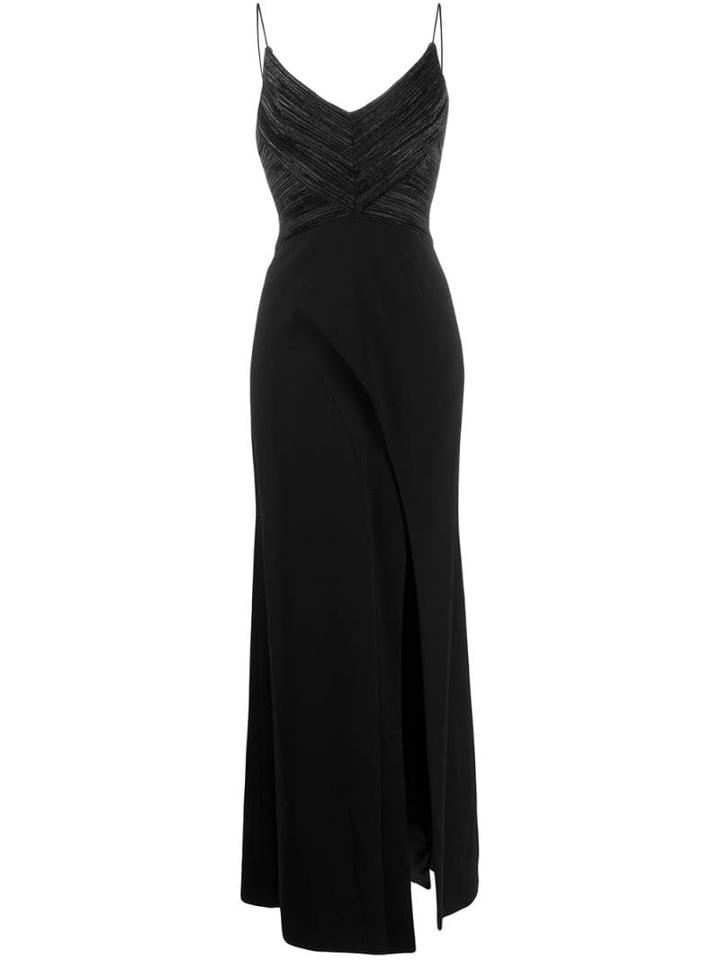 Galvan Petal Dress - Black
