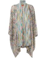 Missoni Striped Open Front Cardigan - Green