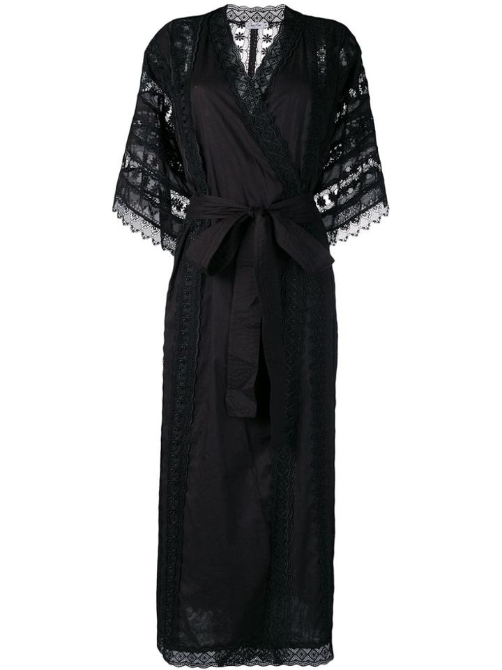 Charo Ruiz Lace Kimono - Black
