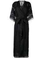 Charo Ruiz Lace Kimono - Black