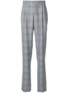 Calvin Klein 205w39nyc Glen Check Tailored Trousers - Grey