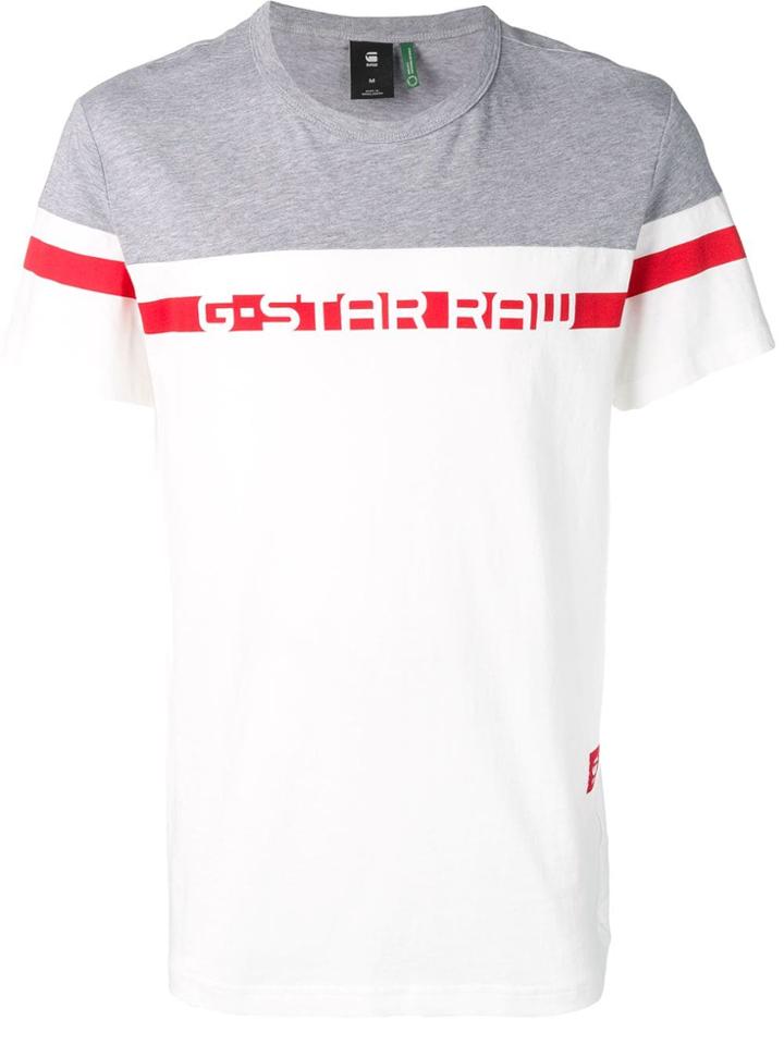 G-star Raw Research Logo Printed T-shirt - White