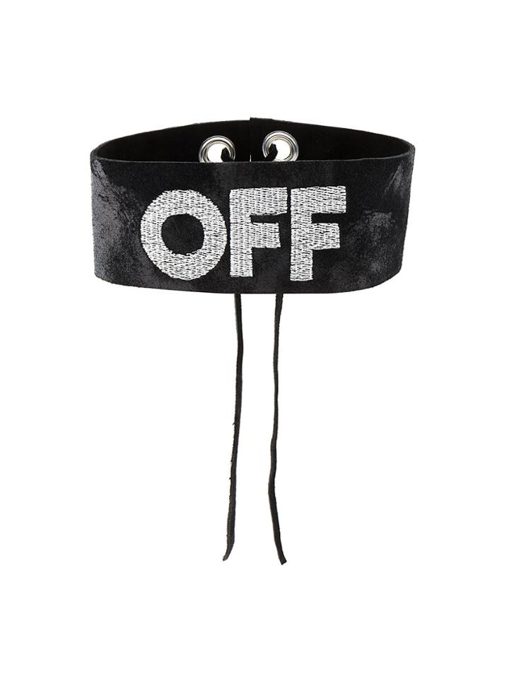 Manokhi Off Choker - Black