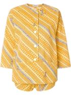 Emilio Pucci Pre-owned Elephant Print Playsuit - Yellow