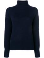 Theory Cashmere Turtleneck Sweater - Blue