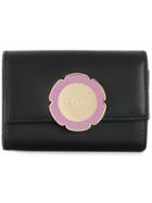 Salvatore Ferragamo Flower Plaque Keyholder - Black