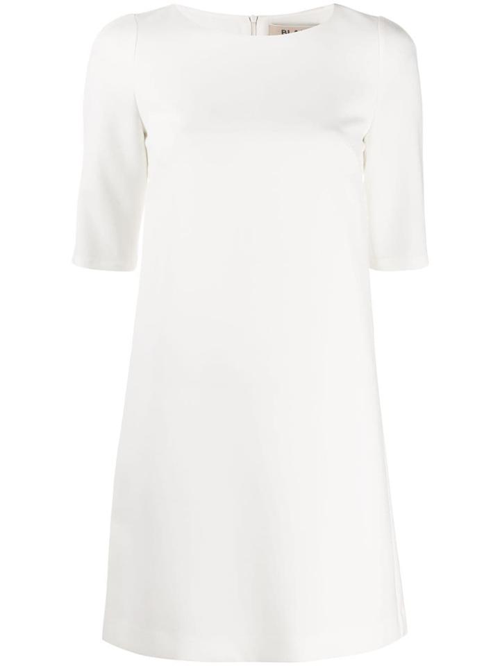Blanca Shift Mini Dress - White