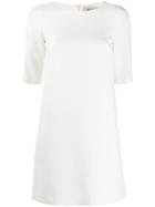 Blanca Shift Mini Dress - White