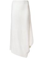 Jw Anderson Ribbed Skirt - White
