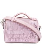 Tod's Fringed Shoulder Bag - Pink & Purple