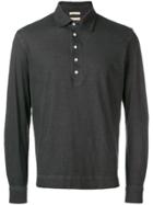 Massimo Alba Long Sleeve Polo Shirt - Brown