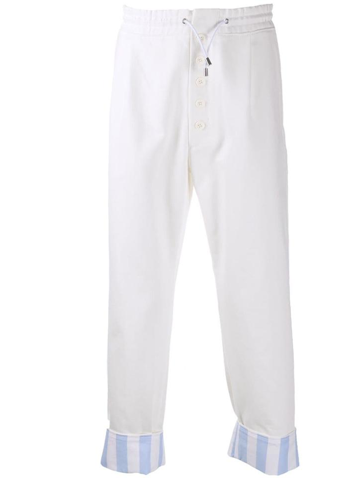 Sunnei Elasticated Waist Trousers - White