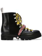 House Of Holland Vivid Hiking Boots - Black