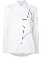 Current/elliott Star Embroidered Shirt - White