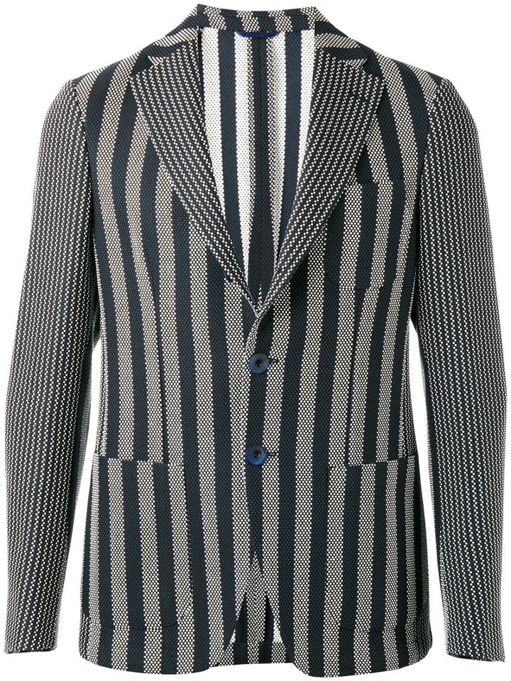 Etro - Woven Stripe Blazer - Men - Silk/cotton/acrylic/viscose - 46, Black, Silk/cotton/acrylic/viscose