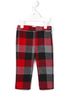 Il Gufo Checked Capri Trousers, Girl's, Size: 6 Yrs, Red