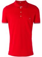 Fay Embroidered Logo Polo Shirt, Men's, Size: Xxl, Red, Cotton/spandex/elastane