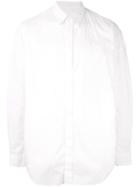 Julius Concealed Button Up Shirt - White
