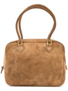 Hermès Vintage Mini Plume 20 Tote - Brown