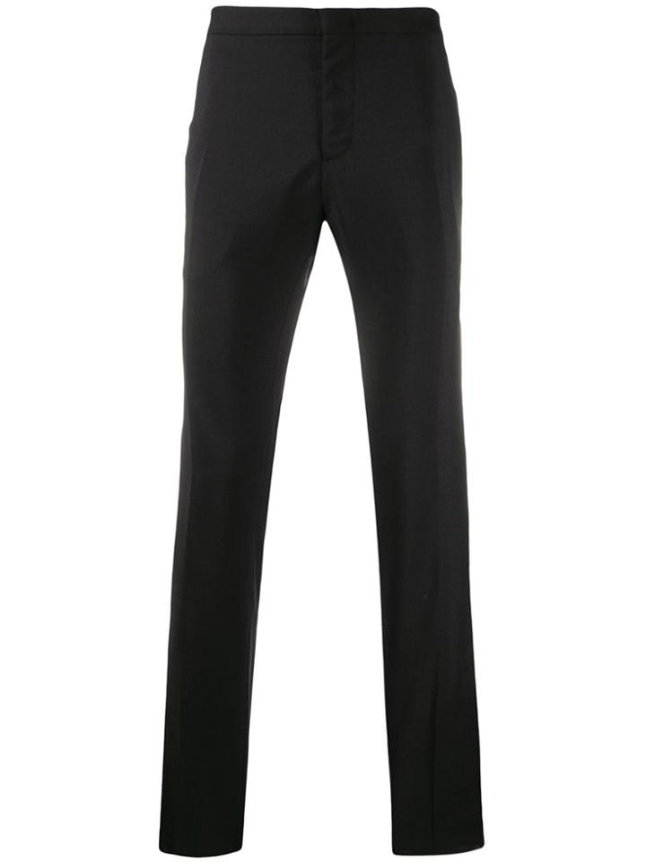 Nº21 Tuxedo Stripe Wool Trousers - Black