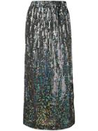 Comme Des Garçons Vintage Sequined Skirt - Silver