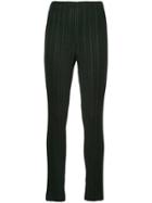 Issey Miyake Vintage Slim-fit Trousers - Green