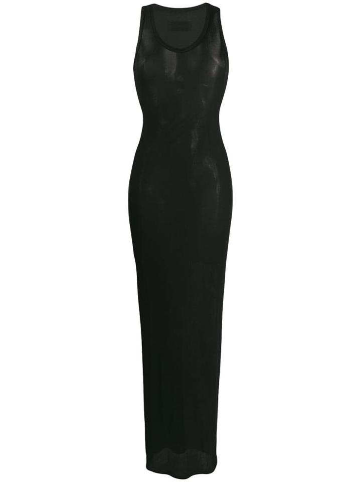 Alexandre Vauthier Bodycon Maxi Dress - Black
