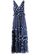 Dvf Diane Von Furstenberg Isha Printed Maxi Dress - Blue