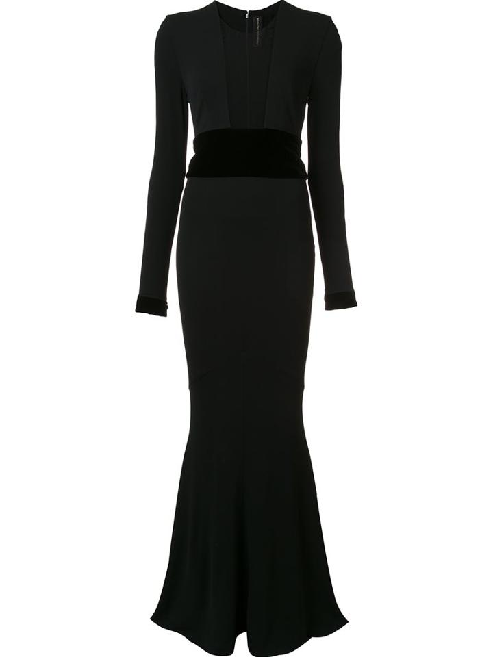 Alexandre Vauthier Semi Sheer Panel Dress