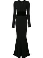 Alexandre Vauthier Semi Sheer Panel Dress