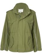 3.1 Phillip Lim Zippered Field Jacket - Green