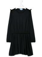 Lanvin Petite Longsleeved Gathered Dress - Blue