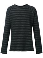 Osklen Striped Sweatshirt - Black