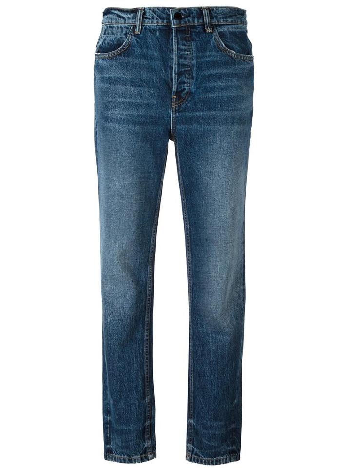 Alexander Wang Straight-leg Jeans, Women's, Size: 28, Blue, Cotton/polyester