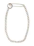 Martine Ali Safety Pin Necklace - Silver