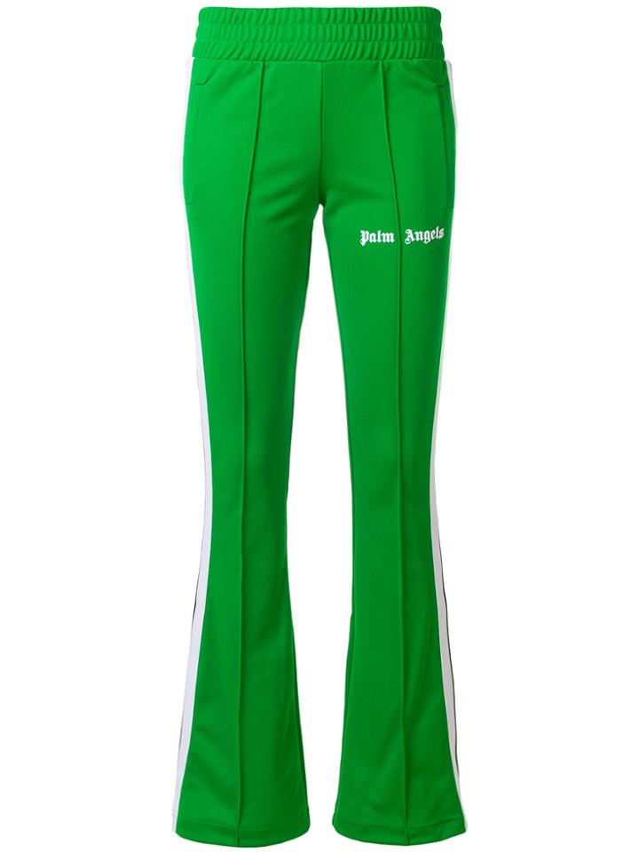 Palm Angels Flared Sweatpants - Green