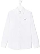 Msgm Kids Classic Shirt, Boy's, Size: 14 Yrs, White