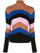 Joostricot Striped Slim-fit Jumper - Black
