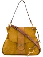 Chloé - Top Handle Tote - Women - Calf Leather/suede - One Size, Yellow/orange, Calf Leather/suede