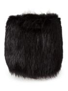 Balenciaga Beaver Fur Clutch