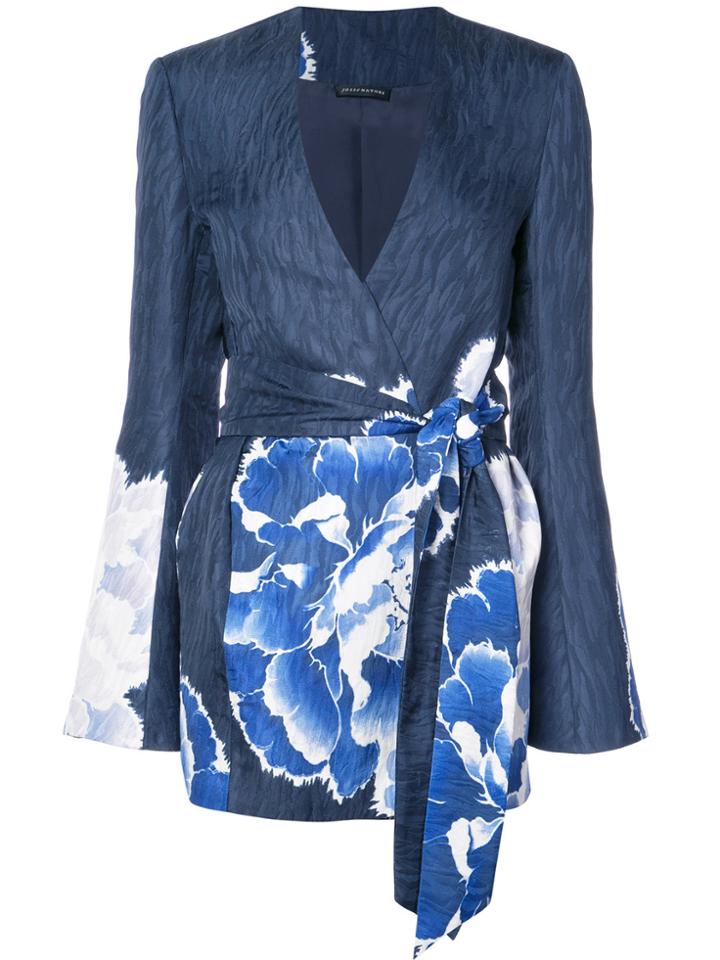 Natori Belted Topper - Blue